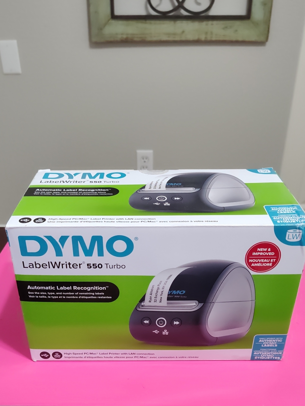 DYMO LabelWriter 550 Turbo Label Printer Box Bundle - EUC
